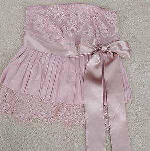 COPY - Pink strapless top